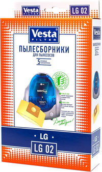 Vesta filter LG 02 пылесборники для пылесосов (фото 1)
